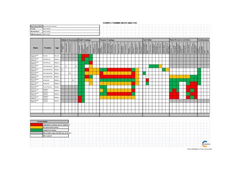 Organizational Needs Assessment Template