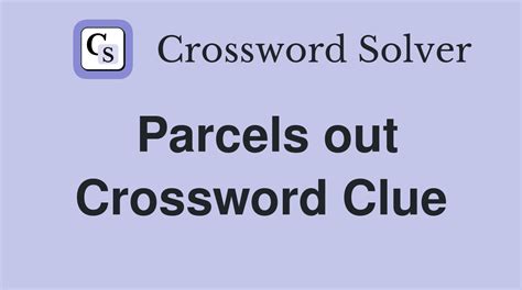 Parcel out crossword clues analysis tools
