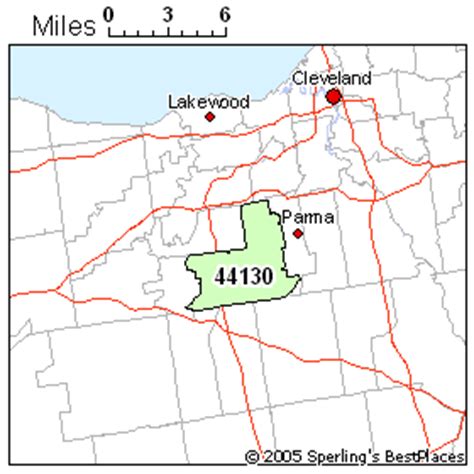 44130 Zip Code Map