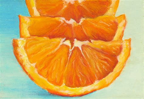pastel orange art