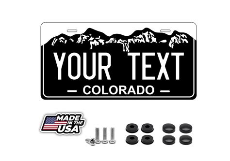 Personalized Colorado License Plates