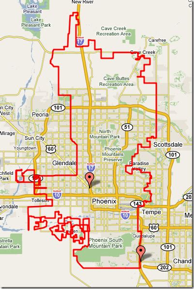 Phoenix Zip Code Boundaries