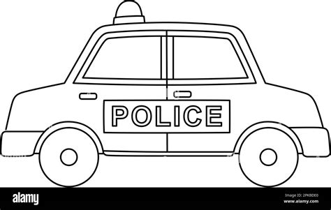Police Car Coloring Pages For Kids