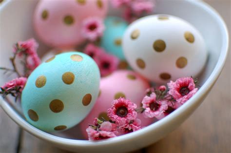 Polka Dots Easter Egg Template
