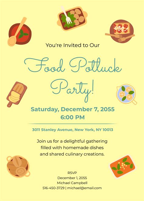 Potluck Template