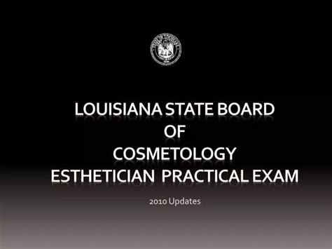 practice for louisiana state board of cosmetology exam