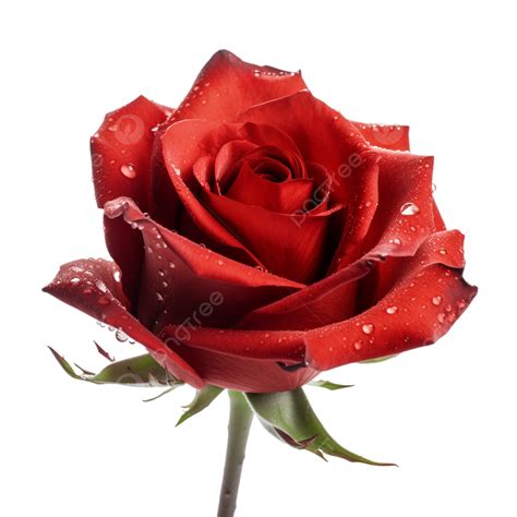 Freshly cut red roses arranged in a bouquet