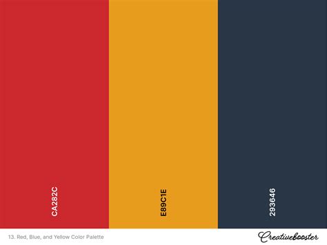 Red, Yellow, and Blue