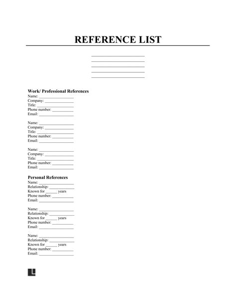 Reference List Matters