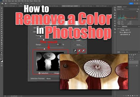 Remove Color from Image using Photoshop