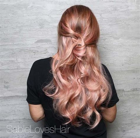 Rose Gold Hair Color Maintenance