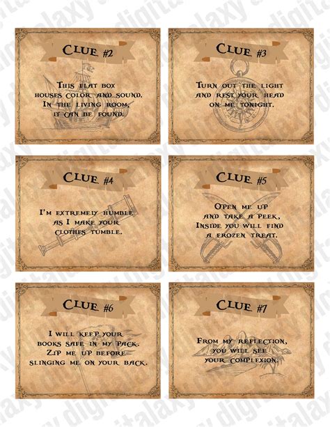 Sample clues