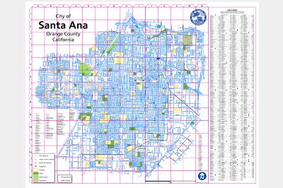 Santa Ana Zip Code Landscape