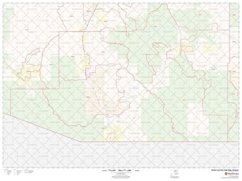 Santa Cruz Zip Code Map