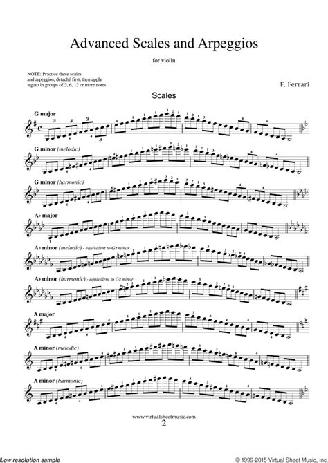Scales and Arpeggios