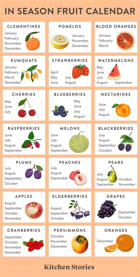Seasonal fruits and nuts