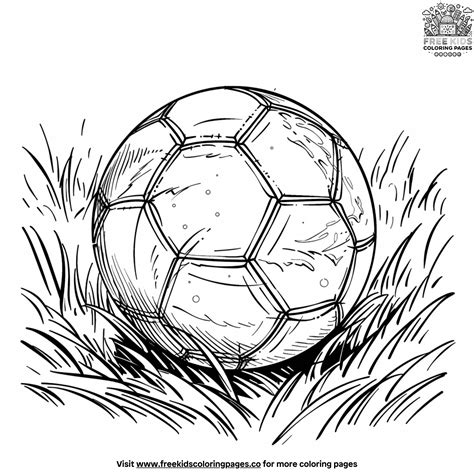 Soccer coloring pages