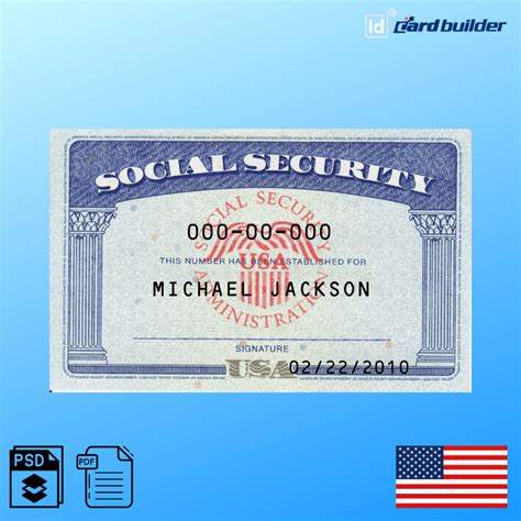 Social Security Card Templates