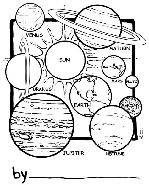 Solar System Coloring Sheets