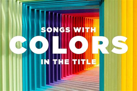 Songs with Colors in the Title