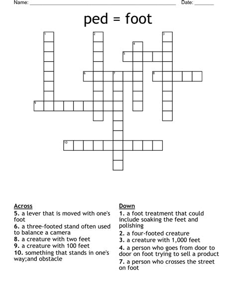 Spondaic Foot Crossword Clue