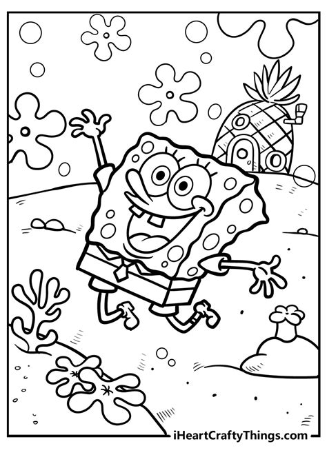Spongebob coloring pages for kids