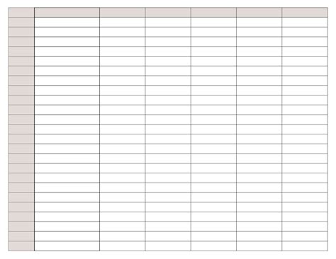 Spreadsheet Template