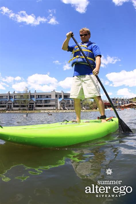 Stand-up paddleboarding adventure