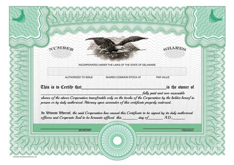 Stock Certificate Template Conclusion