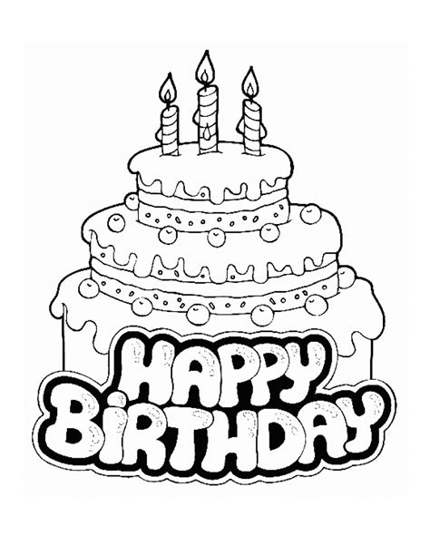 Tips for Making the Most of Birthday Cake Coloring Pages
