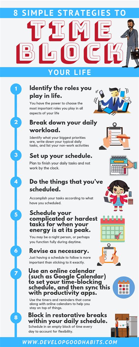 Tips for effective time blocking