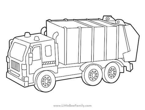 Truck Coloring Pages Education