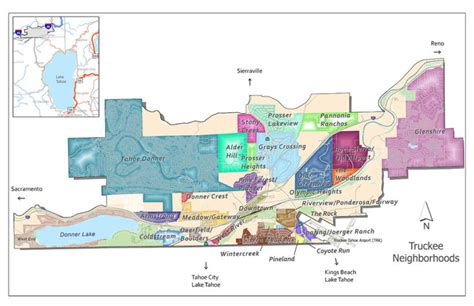 Truckee CA Zip Code Map