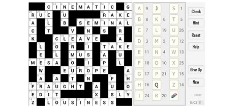 Types of Crossword Clues