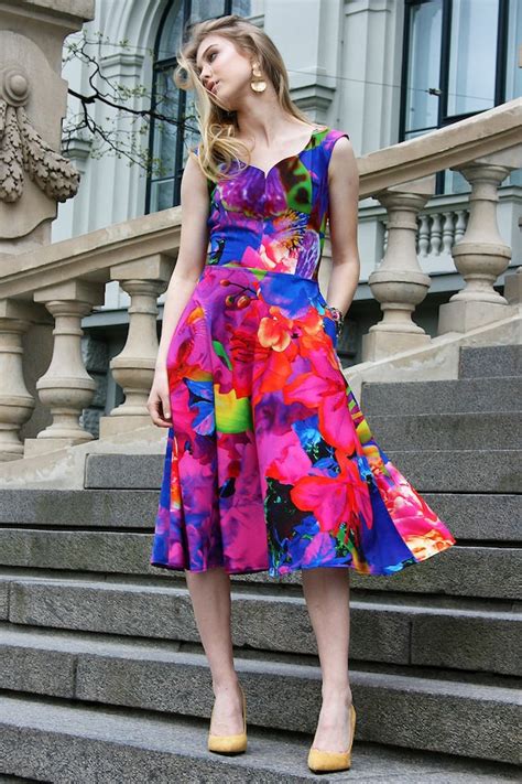 Types of Vibrant Bright Colored Dresses