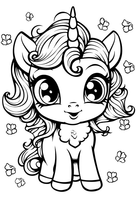 Unicorn coloring pages choices
