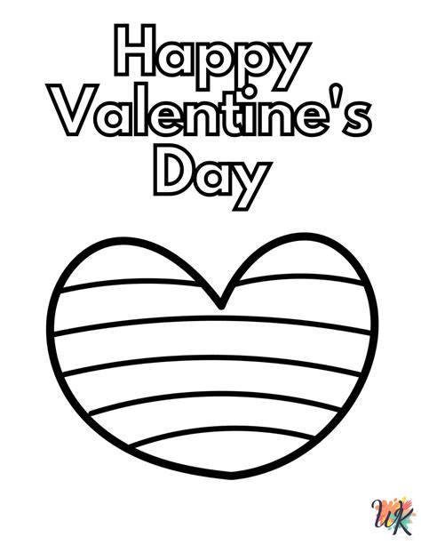 Valentine's Day coloring pages for kids and adults