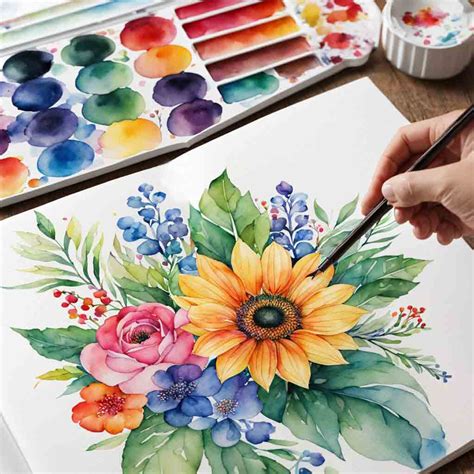 Watercolor Coloring Books