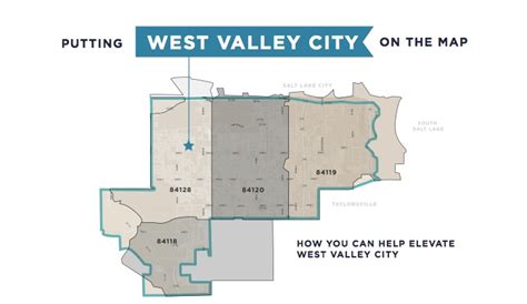 West Valley Zip Code Map