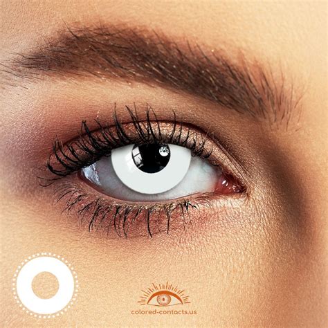 White Colored Contacts Halloween