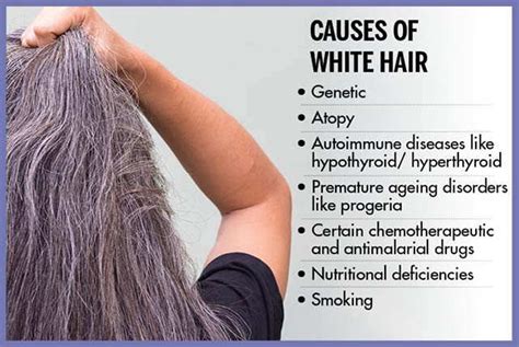 White hair causes