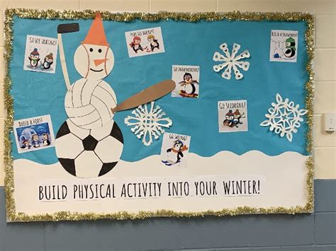 Winter Sports Bulletin Board Idea