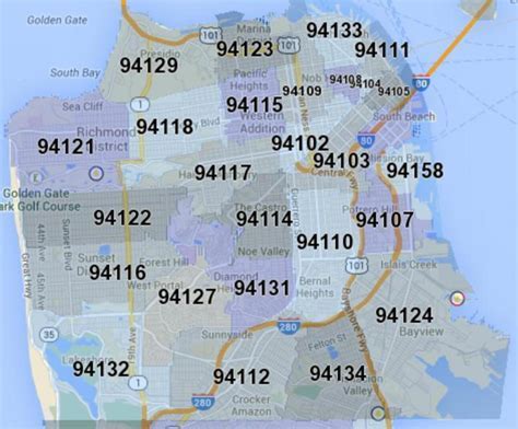 Zip Codes Map